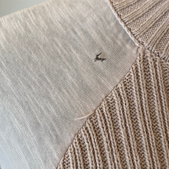 Free People Zou Bizou Bell Sleeve Ribbed Knit Tan Dress Size Small - Picture 9 of 12